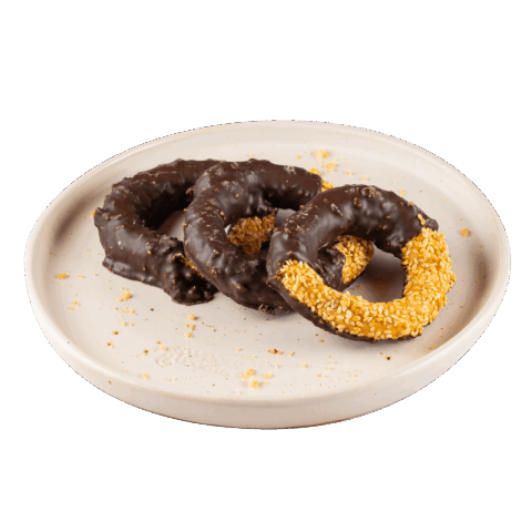 Κουλουράκια με σουσάμι, μέλι & σοκολάτα